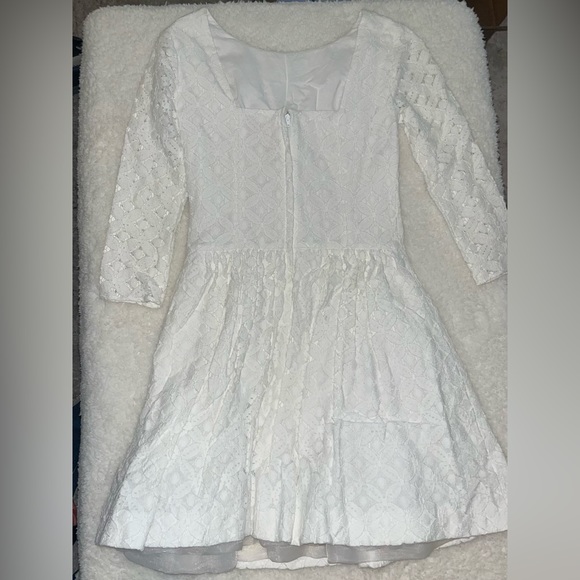 Lilly Pulitzer Bianca Flores Dress White 00 - Picture 3 of 10